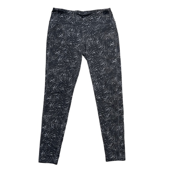 Athleta Charcoal Gray Full Length Yoga Pants M - Picture 1 of 7